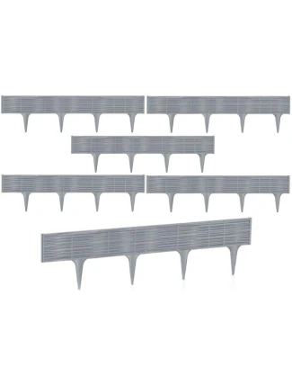 GARDEN PALISADA BORDER Proutěný trávníkový lem 390CM šedý kámen dětské