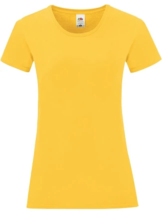 Fruit of the Loom Lady-Fit Iconic 150 T Dámské tričko 16.1432 sunflower Fruit of the Loom Lady-Fit Iconic 150 T Dámské tričko 16.1432 sunflower