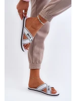 Dámské žabky na pěnové podrážce Big Star NN274A509 Bílé