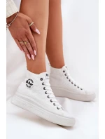 Dámské Tenisky Na Platformě Lee Cooper LCW-25-44-3209L Bílé