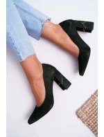 Dámské Semišové Lodičky Laura Messi olivové 2050