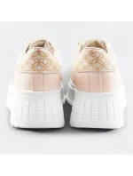 Béžové dámské tenisky sneakers s vysokou podrážkou (AD-576) Béžové dámské tenisky sneakers s vysokou podrážkou (AD-576)