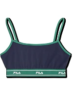 Sportovní podprsenka Fila Candelo tmavě modrá a zelená FAW1203 50004