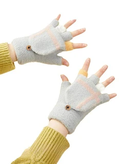 Dámské/dětské zimní rukavice - šedé