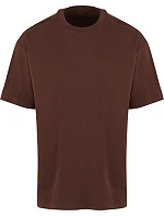 New Morning Studios NM 003 Unisex oversize tričko z těžké bavlny 57.0003 chocolate brown