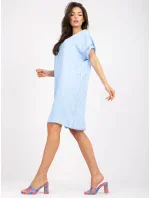 Šaty DHJ SK 0123.60P světle modrá