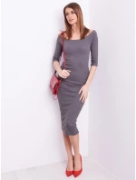 Šaty CZ SK 4196.00 tmavě šedá