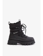 Dámské sněhule na zip Lee Cooper LCJ-24-47-3144 Černé