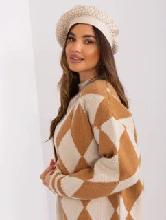 Světle béžová čepice 231605 béžová - FPrice