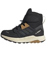 Dětské zimní kotníkové boty Terrex Trailmaker Jr FZ2611 Černá s hnědou - Adidas