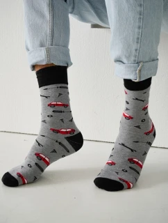 Milena ponožky 0125-129 Auta a nářadí 39-46