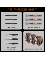 Šipky Harrows LUKE WOODHOUSE SERIES 3 90% softip