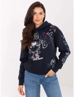 Mikina D10608BC02743C tmavě modrá