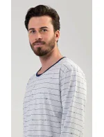 Pánská noční košile s dlouhým rukávem Filip