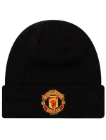 New Era Core Cuff Beanie Manchester United FC Kšiltovka 11213215 Black Jedna velikost