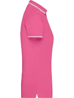 Daiber JN 985 Dámské piqué polo 02.0985 pink/white Daiber JN 985 Dámské piqué polo 02.0985 pink/white