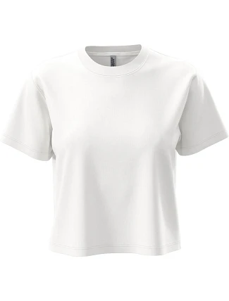 Next Level Apparel N 7610 Těžký dámský crop top 08.7610 white Next Level Apparel N 7610 Těžký dámský crop top 08.7610 white