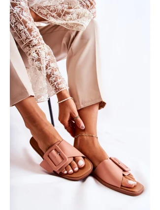 Dámské módní pantofle růžový Sylvia