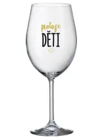 PROTOŽE DĚTI - čirá sklenice na víno 350 ml PROTOŽE DĚTI - čirá sklenice na víno 350 ml