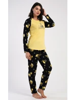 Dámské pyžamo dlouhé Včelka