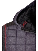 Daiber JN 772 Pánská pletená hybridní bunda 02.0772 light melange/anthracite melange