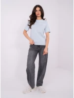 Tričko D12022M02853A světle modré