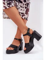 Sandály na podpatku  model 209922 Step in style