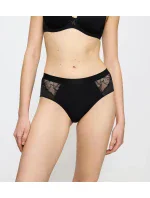 Dámské kalhotky Wild Azalea Florale Maxi - BLACK - černé 0004 - TRIUMPH