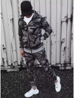 Pánská tmavě šedá tepláková souprava moro FashionStreet AX0623