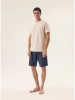 Pánské pyžamo 42633 Dive white - HENDERSON Pánské pyžamo 42633 Dive white - HENDERSON