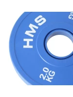 Olympijský nárazník 2x2 kg modrý HMS CBRS20