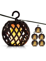 SOLÁRNÍ LAMPA FIREBALLS 7CM 5KS