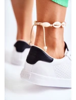 Dámské Kožené Tenisky BIG STAR HH274071 Bile-Černé