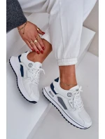 Sportovní Boty Tenisky Dámské Big Star NN274A103 HI-POLY SYSTEM Bílá-Námořnická