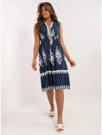 Šaty DHJ SK 12616.13 tmavě modré Šaty DHJ SK 12616.13 tmavě modré