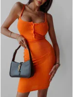 Dámské šaty 279133 pomerančové - Ola Voga Dámské šaty 279133 pomerančové - Ola Voga