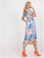 Šaty DHJ SK 15967 1.01P bílá a modrá