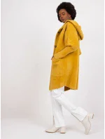 Dámský kabát MBM PL 1518.95P tmavě žlutý Dámský kabát MBM PL 1518.95P tmavě žlutý