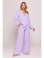 M861 Zavazovací top - fialový