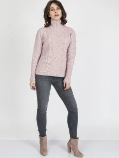 Svetr Estelle SWE 121 Powder pink - MKMSwetters