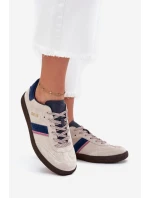 Dámské semišové nízké tenisky Big Star HI-POLY SYSTEM – šedé