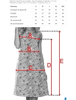 296-15 VICTORIA Trapézové letní šaty v barevných vlnách - citronově modré
