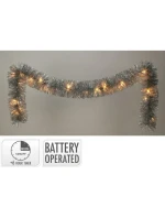 DEKORAČNÍ GIRLANDA 270CM 26LED STŘÍBRNÁ