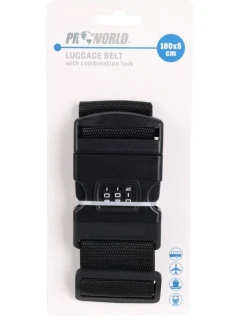 PROWORLD UNIVERSAL 180x5CM SECURITY CUIT CASE CUTTING BELT BLACK