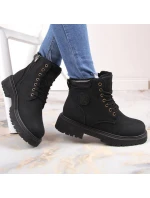 Zateplené trapery se zipem NEWS W EVE364A černá