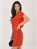 Šortky D73771M62489KD oranžová