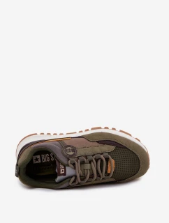 Pánské sportovní tenisky Big Star HI-POLY SYSTEM – tmavě zelené