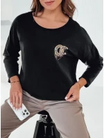 Dámská oversize halenka ICONIQ černá FashionStreet RY2696