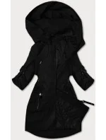 Černá dámská bunda typu větrovka S'West (B8357-1)