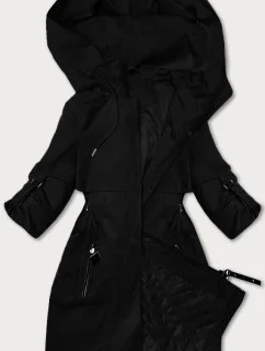 Černá dámská bunda typu větrovka S'West (B8357-1)